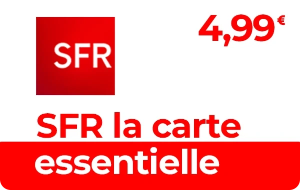 SFR La Carte Essentiel 4.99 €