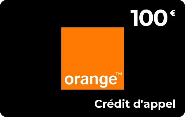 Orange crédit d'appel e-recharge 100 + 50 €