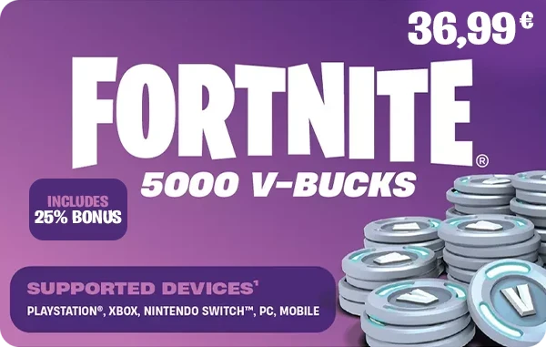 Code Fortnite 5000 V-Bucks
