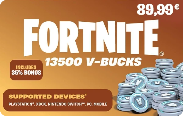 Code Fortnite 13500 V-Bucks