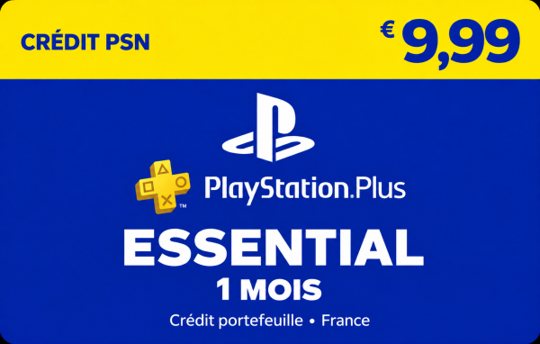 PlayStation Plus Essential - 1 mois (Crédit)