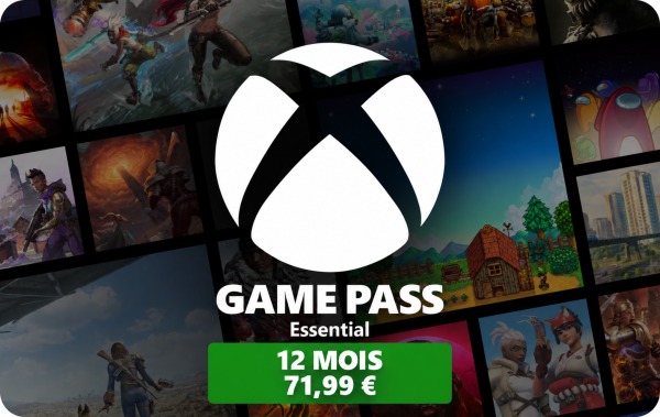 Xbox Game Pass Essential - 12 mois