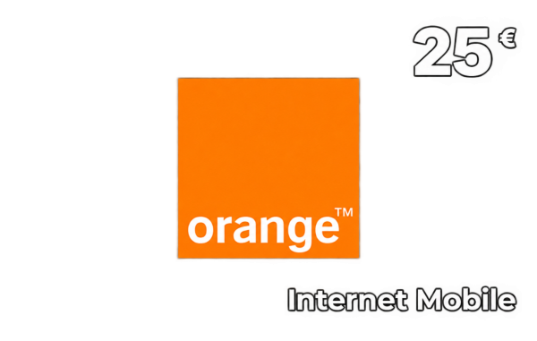 Orange e-recharge 25 € Internet Mobile