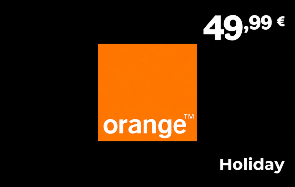Orange e-recharge Holiday 49,99 €