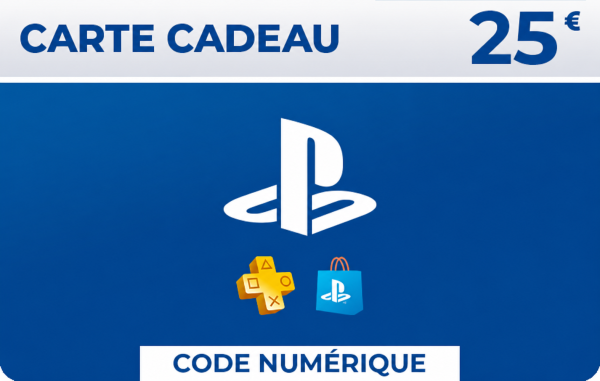 PlayStation Store Carte Cadeau 25 €