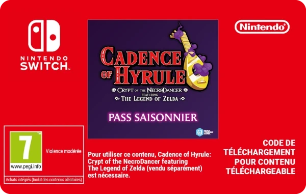 Pass saisonnier de Cadence of Hyrule – Crypt of the NecroDancer Featuring The Legend of Zelda !