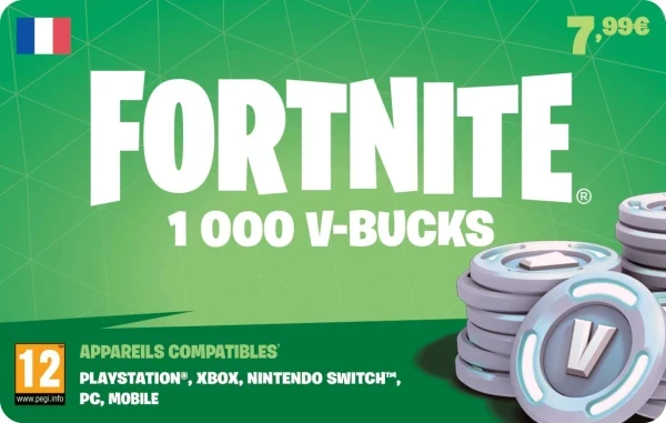 Code Fortnite 1000 V-Bucks