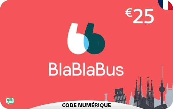 BlaBlaBus Carte Cadeau 25 €