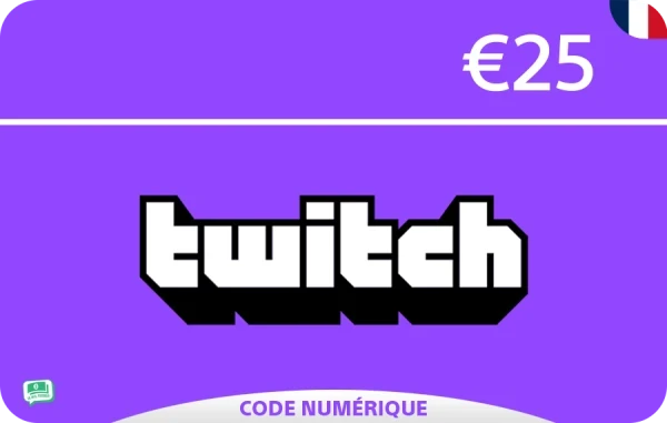 Twitch Carte Cadeau 25 €
