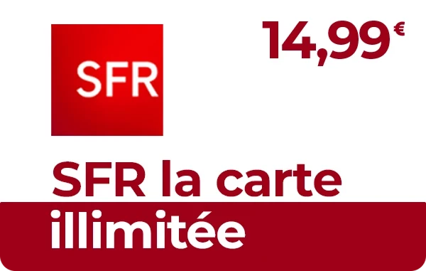 SFR La Carte Illimite 14.99 €