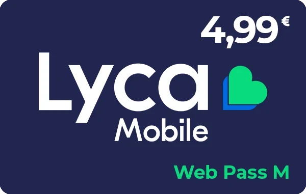 Lycamobile Web Pass M 4,99 €