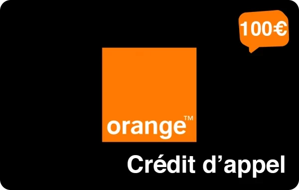 Orange crédit d'appel e-recharge 100 + 50 €