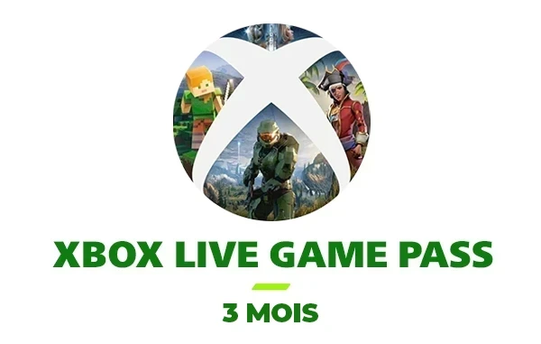 Xbox Live Game Pass 3 mois