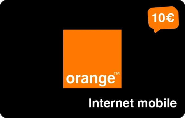Orange e-recharge 10 € internet mobile