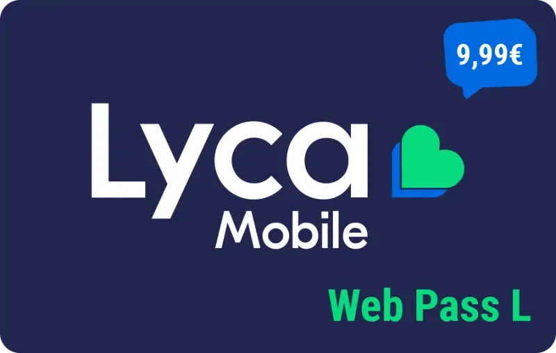Lycamobile Web Pass L 9,99 €
