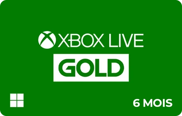 Xbox Live Gold 6 mois