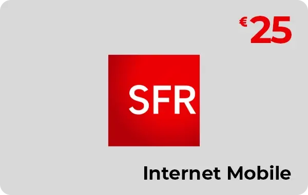 SFR La Carte Internet Mobile 25 €