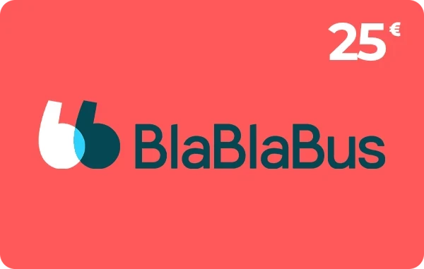 BlaBlaBus Carte Cadeau 25 €
