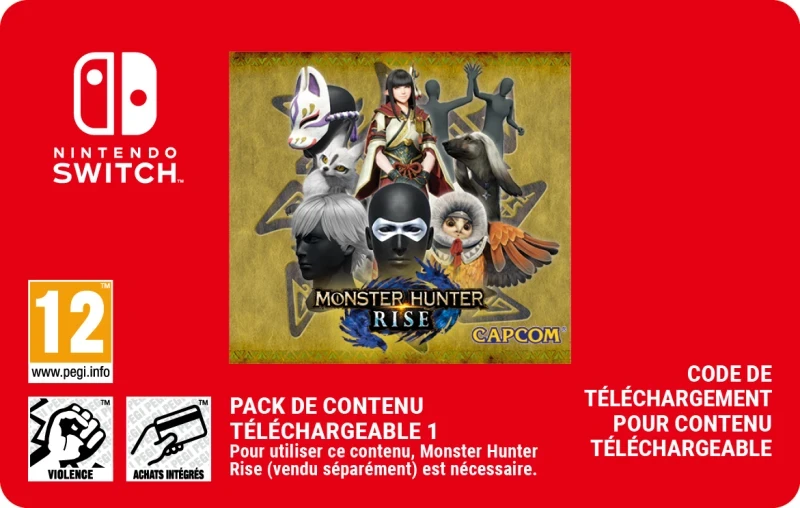 Monster Hunter Rise : pack de contenu téléchargeable 1