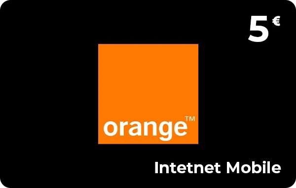 Orange e-recharge 5 € internet mobile