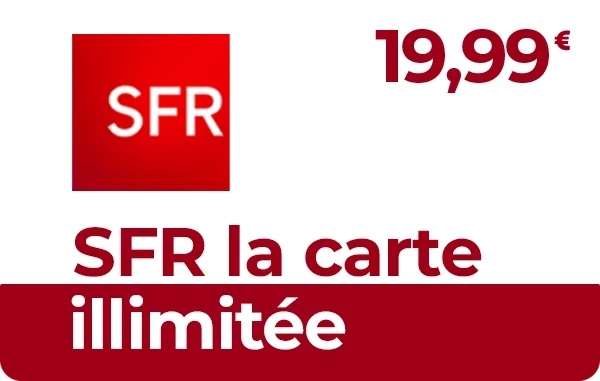 SFR La Carte Illimite 19.99 €