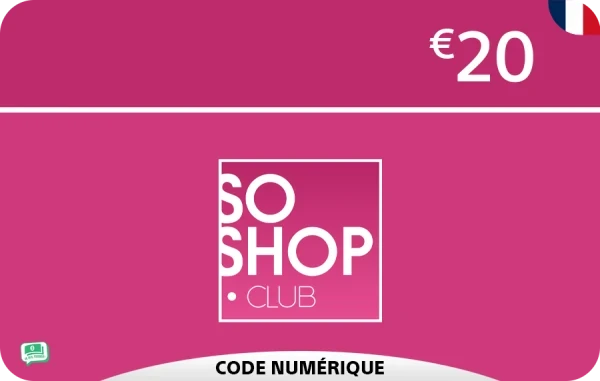 Recharge SoShop.club 20 €