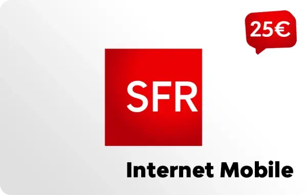 SFR La Carte Internet Mobile 25 €