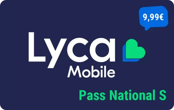 Lycamobile Pass National S 9,99 €