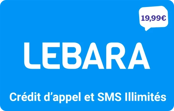 Lebara Mobile 19,99€ appels et SMS illimités
