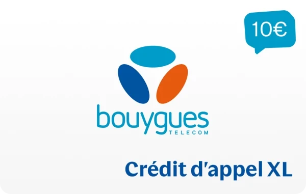 Bouygues Telecom crédit d'appel 10 € XL