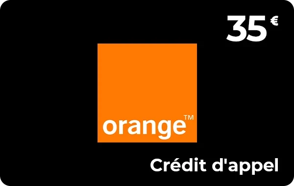 Orange crédit d'appel e-recharge 35 + 12 €