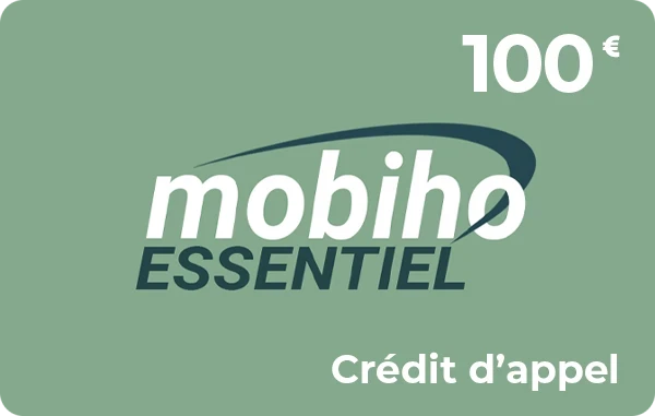 Mobiho crédit d'appel 100 €