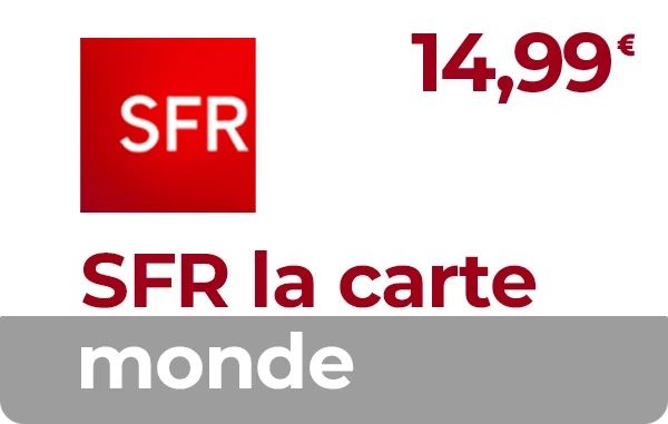 SFR La Carte Monde 14.99 €