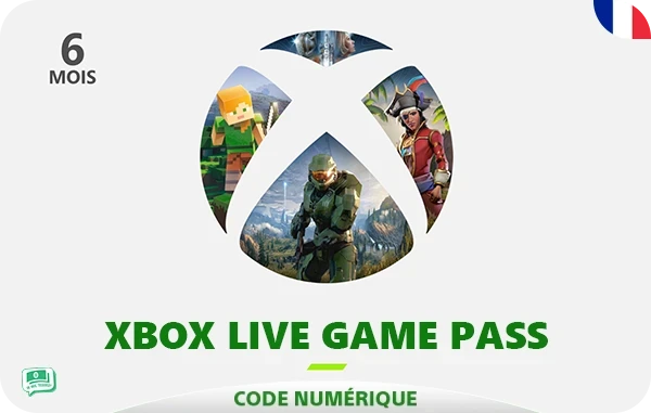 Xbox Live Game Pass 6 mois