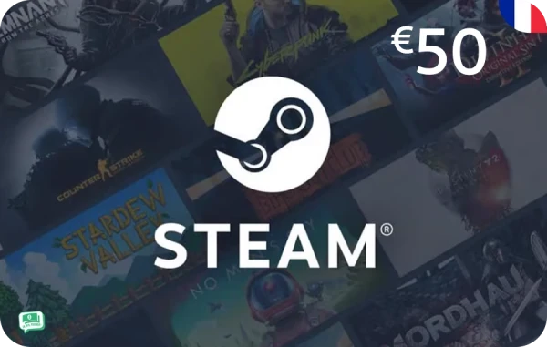 Steam Carte Cadeau 50 €