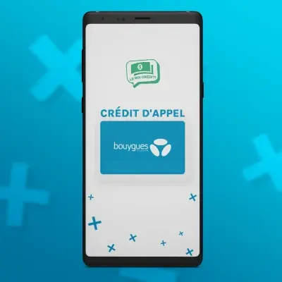 10 â¬ Bouygues crÃ©dit d'appel International
