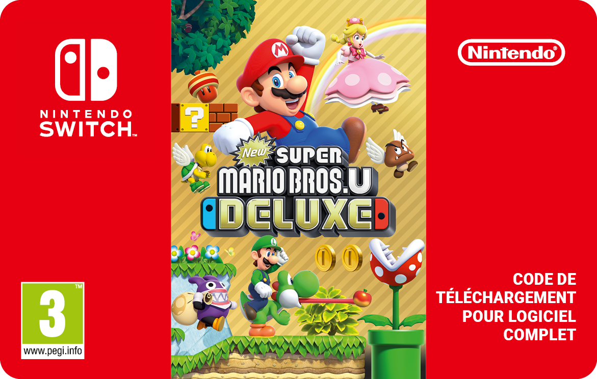 New Super Mario Bros U Deluxe sur SWITCH, tous les jeux vidéo
